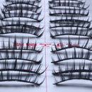 Sankeshu 10 Pairs Handmade Natural False Eyelashes Makeup Long Eye Lashed E J5J6