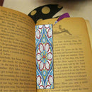 DIY Flower Special Shaped Diamond Painting Leather Tassel Bookmark Gifts