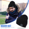 Men Women Bluetooth Earphone Music Beanie Hat Winter Autumn Knitted Cap Black