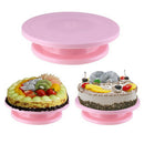 14cm DIY Pan Baking Tool Cake Plate Turntable Rotating Anti-skid Cake Stand 3C