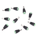 10pcs 5.5mm x 2.5mm CCTV camera DC Power Male Jack Connectors 6GO