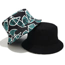 Tropical Leaf Wind Fisherman Hat Unisex Outdoor Sun Protection Sun Visor Do