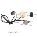 1T1V Piezo Discs Leads w/ Volume Control Knob for Cigar Box Guitar Mandolin