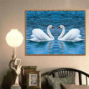 5D DIY Full Drill Diamond Painting Swan Lake Cross Stitch Embroidery Kits