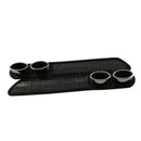 2PCS Car Universal Exhaust Pipe Silencer Adhesive Tape Simulation Grid Doub R7L5