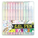 60 Colors Gel Pens Set Refills Gel Ink Pen Metallic Pastel Neon Glitter Ske