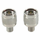 2pcs N Type male plug to F female RF coaxial adapter connector for Wireless P7N8