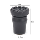 1X walking stick end tripod cane tip self standing rubber bob-slip end bottom 3C