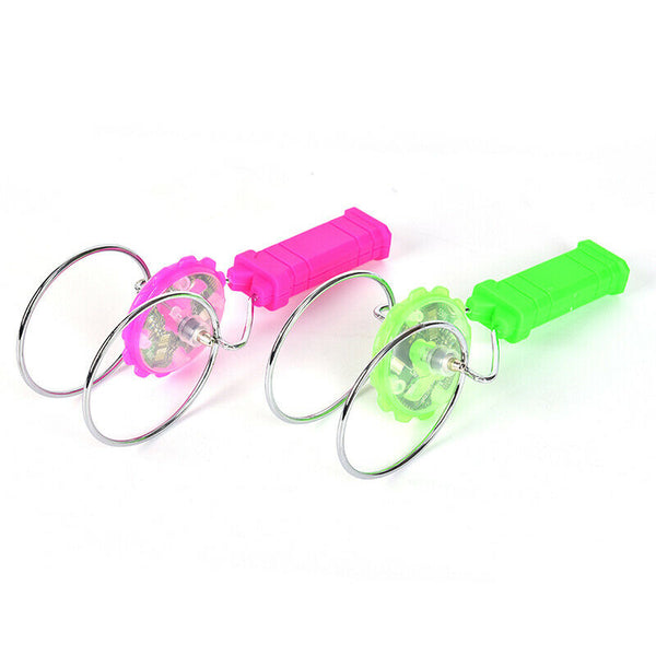 1pc Gyro Gyroscope Magic Track yo-yo Led Gyro Toys For Gift Spinning  OZ