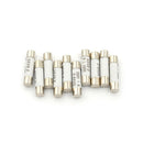 10x 6 x 25mm Ceramic Fuse Electric 250V 1A Fast Blow Ceramic F ME