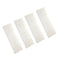 4 Pieces White 25x72 inch Home French Door Curtains Blackout Patio/Sliding
