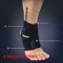 Compression Sports Basketball Ankle Support Bandage Elastic Ankle Brace