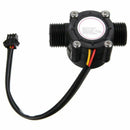 1/2 Inch Water Flow Sensor Control Fluid Flowmeter Counter 1-30L/Min For Ar