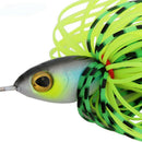 4pcs Fishing Hard Spinner Lures Spinner bait Pike Bass Black&yellow&rose re