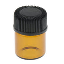 Glass Bottles w/Orifice Reducer Sample Vials Leakproof for Pocket Purse 2ml