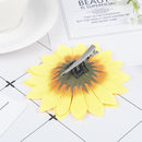 2 Pcs Hawaiian Sunflower Flower Hair Clip Hairpins for Women Hair Decroration
