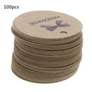 100pcs Round HANDMADE Tag Kraft Paper Gift Label Card DIY Party Hanging Tag
