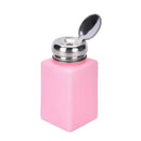 200ML Liquid Alcohol Press Nail Polish Remover Dispenser Pumping Bottle LJ