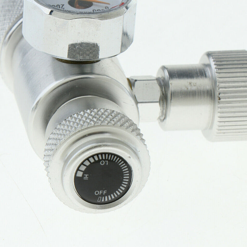 Aquarium Co2 Decompression Gauge Double Watch CO2 Bubble Counter Alloy