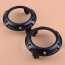 2pcs Front Fog Light Lamp Cover fit for Mitsubishi Outlander 2007-2009 6400A739