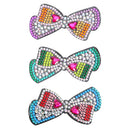 3pcs Bow Love DIY Full Drill Diamond Painting Hair Clip Women Girl Hairpin
