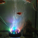 Aquarium Underwater LED Light Air Bubble Stone Multi Color For Fish Tank Round