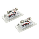 2pcs Car White OEM LED Number License Plate Light Lamp For BMW X3 X5 E53 E83