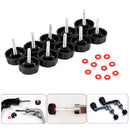 10pcs Fishing Spinning Reel Handle Screw Caps Replacement for Saltwater