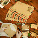 10pcs Mini Envelope Postcard Letter Stationary Storage Paper Vintag D5W5 Ai U0Q8