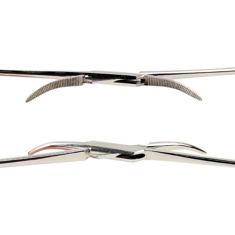 1x Forceps Lock Tweezers Curved Surgical Hemostatic Clamp Stain Nice