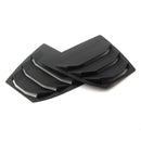 Rear Window Side Louvers Vent Panel Trim For Mazda 3 Axela 4Dr Sedan 2014 2