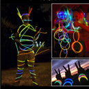 100pcs Neon Colors Glow Sticks Bulk Party Bag Necklace Bracelets Disco DIY LED