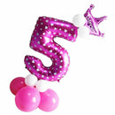 Number balloon 0 - 9 latex balloon giant number balloons foil balloon baby  E3V9