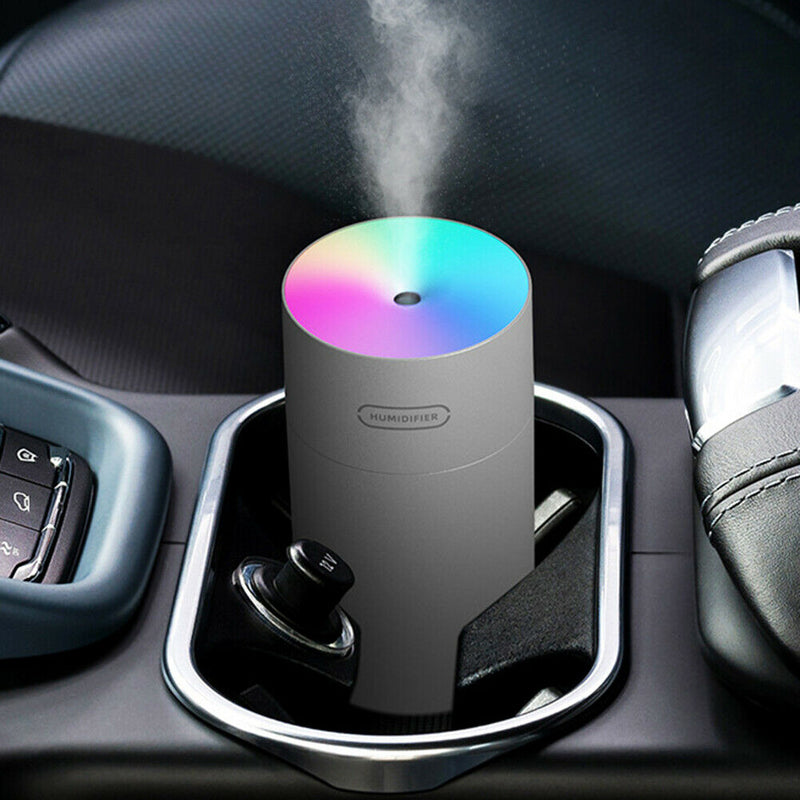 Timing USB Ultrasonic Dazzle Cup Humidifier Essential Oil Diffuser (Grey)