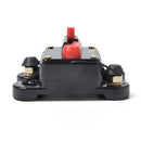 Circuit Breaker 70A, 12V-24V DC 70A Manual Reset Stereo Audio Circuit Breaker