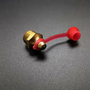 50pcs Grease Nipples Protection Cap Lubrication Nipple Dust Cap Red