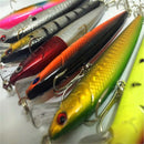 Lot 10pcs Kinds of Fishing Lures Crankbaits Hooks Minnow Bass Baits Hooks