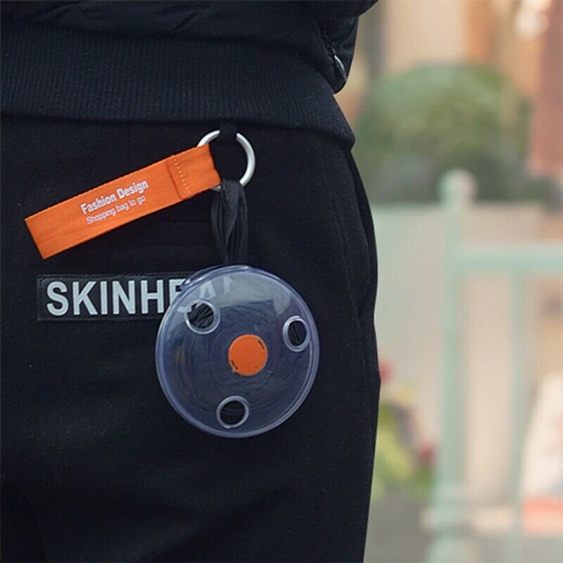 New Fashion Shopping Bag Portable Mini Round Storage Case Bag Reusable Stor P5G7