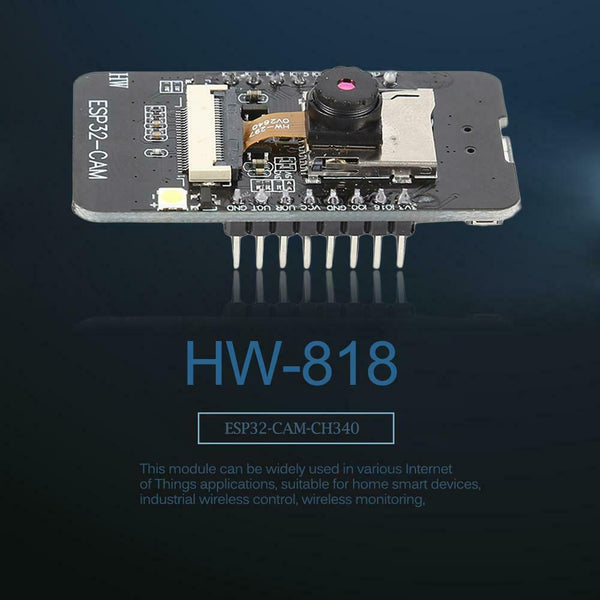 ESP32-CAM-CH340 USB Serial to Bluetooth and WIFI Camera Development Board A#S