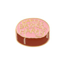 Creative Cake Brooches Badge Clothing Lapel Enamel Pins Buckle (Style 3) A