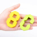 Wooden Number Blocks Puzzle Toys Preschool Stacking Blocks for 1-3 Years Old