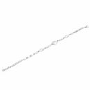 Hot Lady Crystal Rhinestone Bracelet Sea Blue Bangle Chain Heart Jewelry A5P1