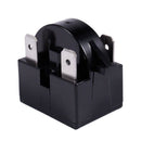 22 Ohm Resistance 3 Pin Terminals Refrigerator PTC Starter Relay Black G5X6