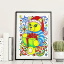 5D DIY Special Shaped Diamond Painting Bear Cross Stitch Mosaic Kits Decor