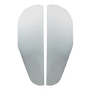 1 Pair Aluminum Alloy Car Rearview Side Mirror Rain Shade Sun Visor Eyebrow