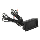 DC4-28V High-precision Dual-display Digital Car Thermometer NTC Metal Probe