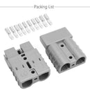 5Pcs 600V 50A 50Amp Grey Plug Connector Charger Battery 12v 24v mhg BOS