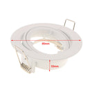 2Pcs 50W Round Light Bracket Ceiling Light Frame Rack for Spotlight Daylight