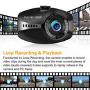 Dash Cam Hd 1080P Car Dashboard Camera With Sensor, 650Nm Lens And Inserted