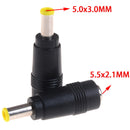 5.0x3.0mm Male to 5.5x2.1mm female dc power adapter plug for laptopOZ